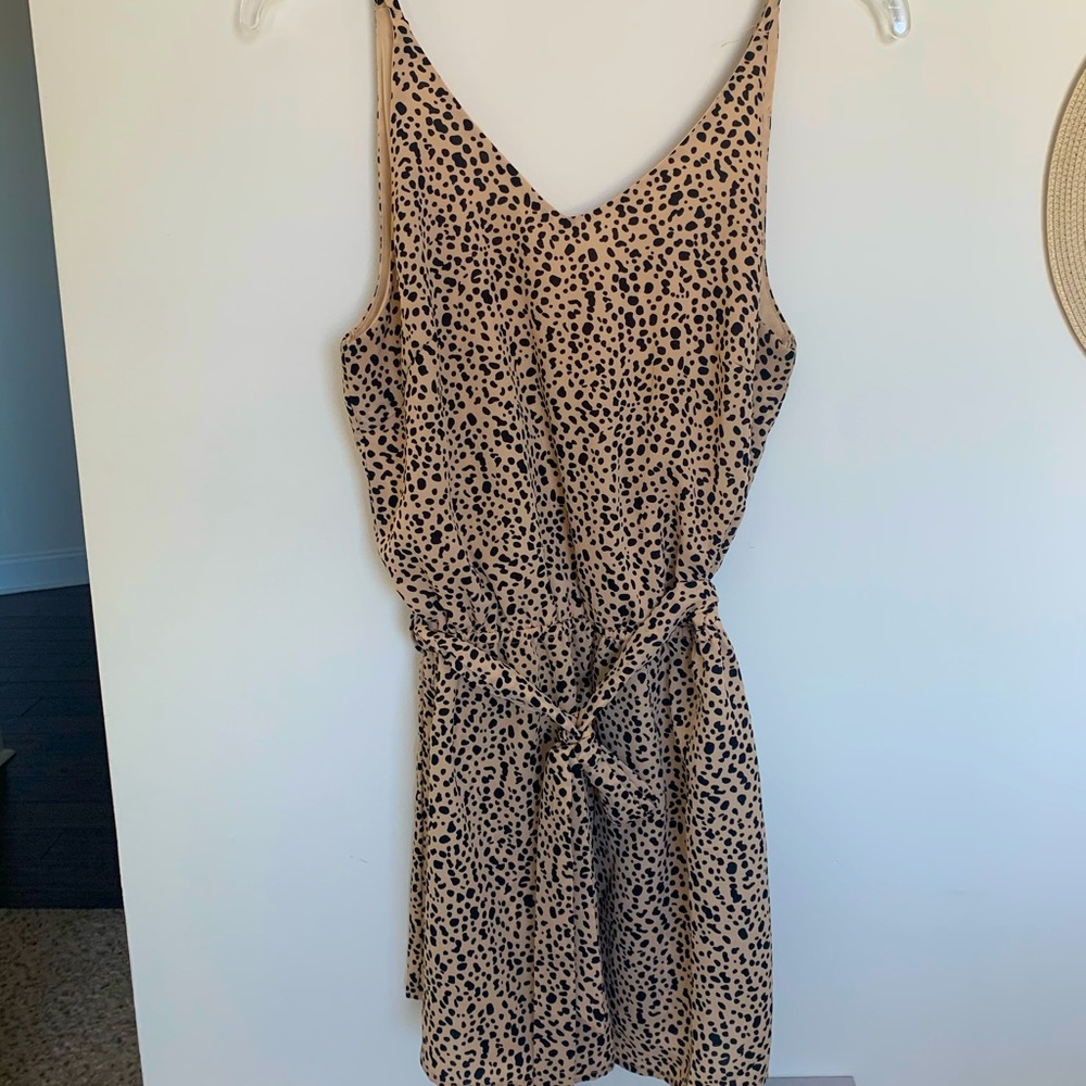 Animal Print Romper